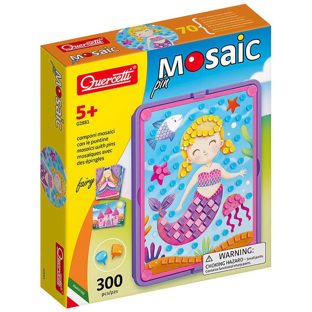 Quercetti Stiftmosaik - Pin - Fe - 300 Dele - 02881