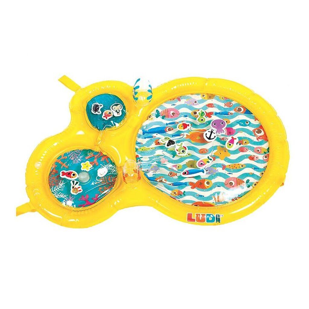 Ludi Legemåtte - Vand - 94x63 cm - Gul