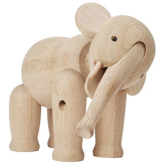 Kay Bojsen Træfigur - Elefant - Stor - 22 cm - Eg