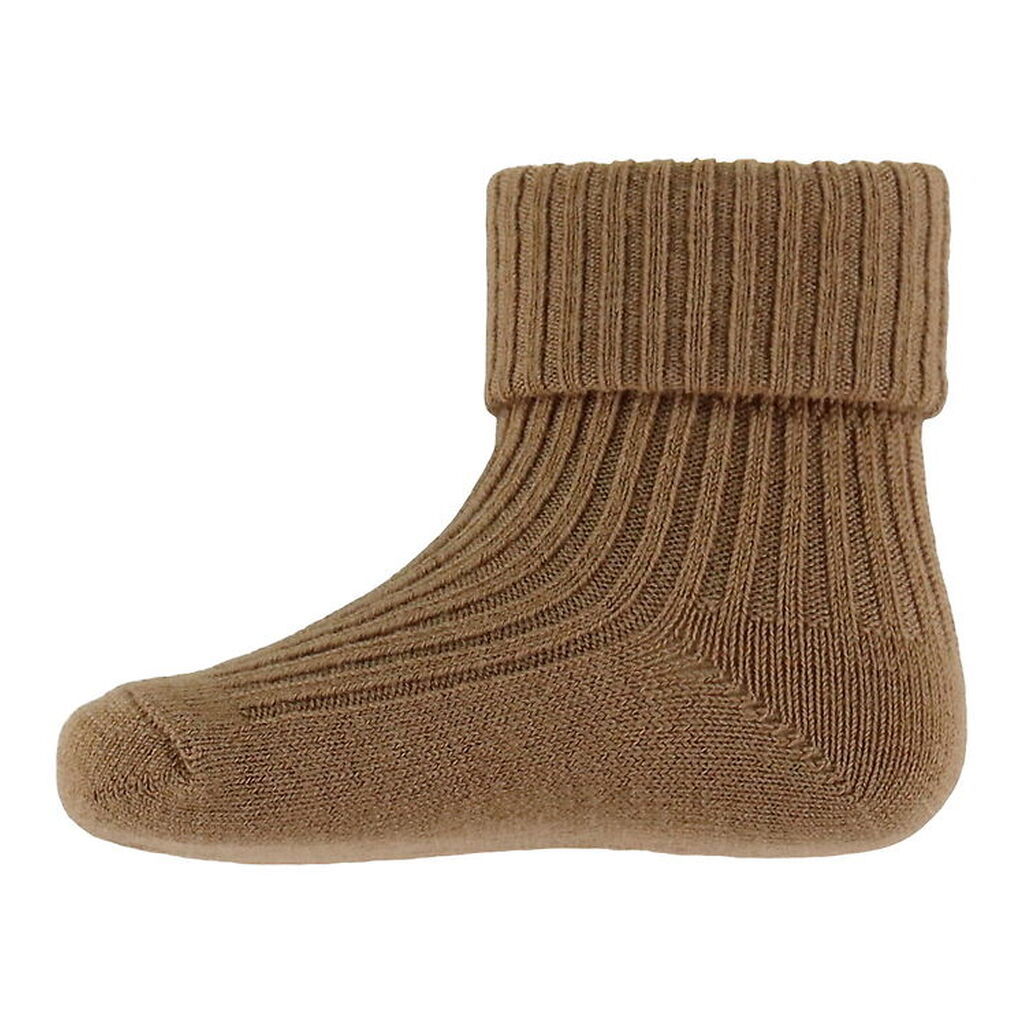 Wheat Strømper - Uld - Rib - Ziggy - Caramel