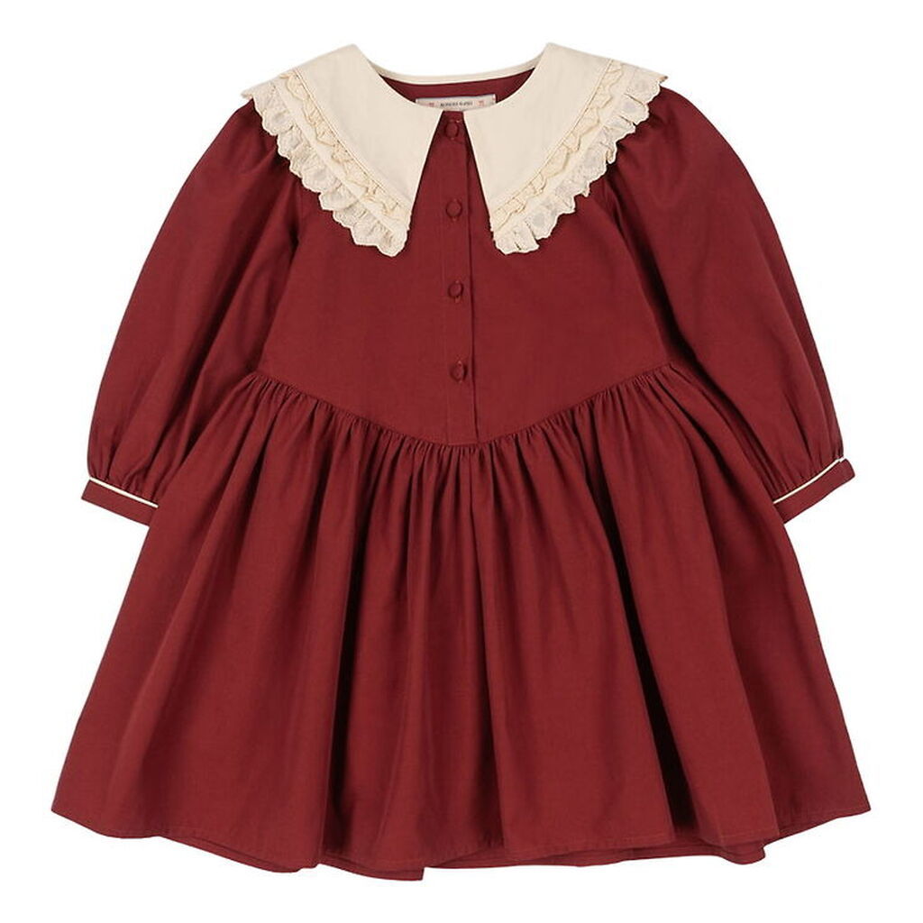 Konges Sløjd Kjole - Coeur Collar - Red Dahlia