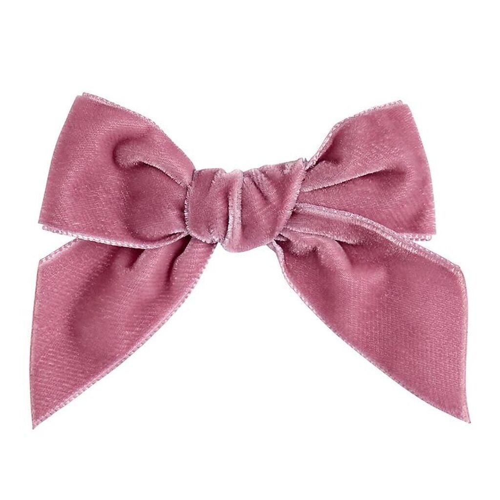 Condor Hårspænde - Velour - Sløjfe - 10x10 cm - Rosa