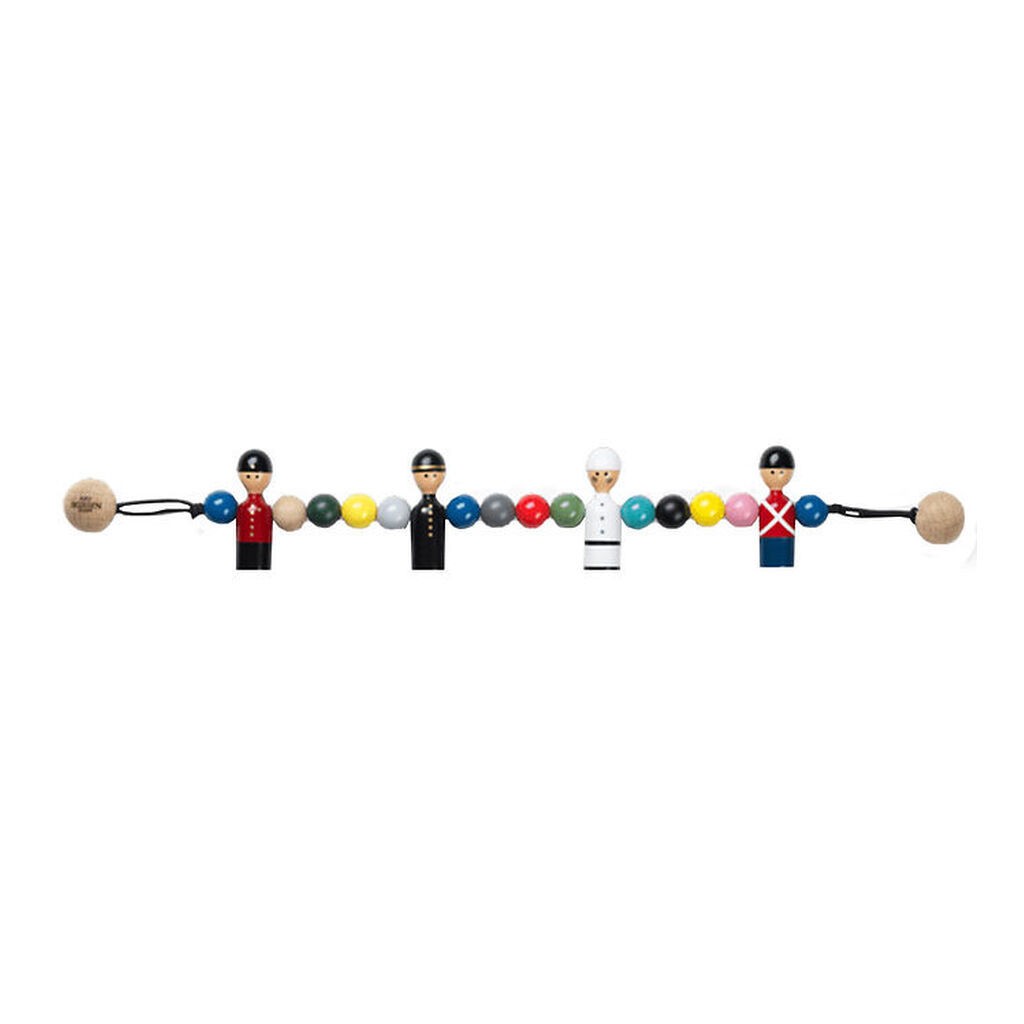Kay Bojesen Barnevognskæde - Træ - 53 cm - Multifarvet m. Figure