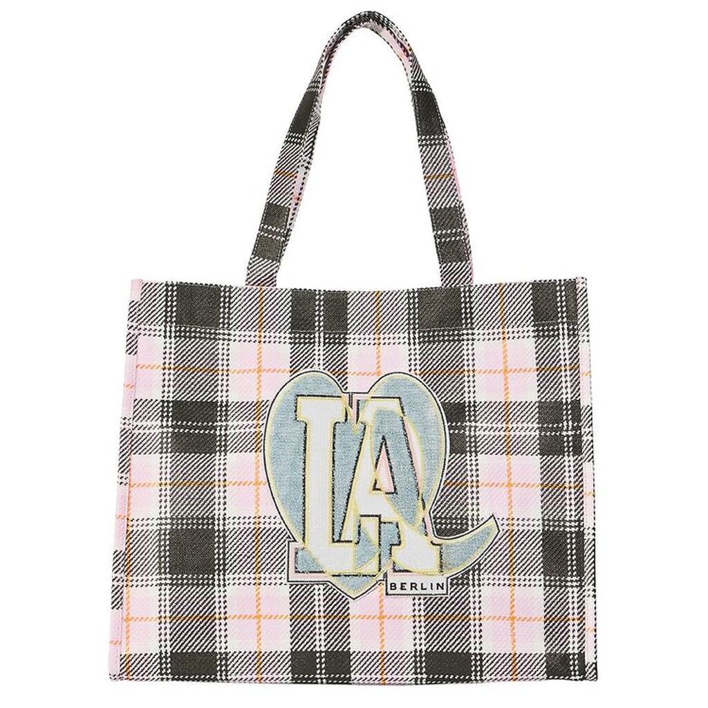 Lala Berlin Shopper - Cali - Check Pink Blush