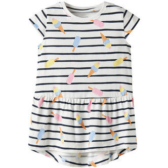 Name It Kjole - NmfVigga - Noos - Bright White/Ice