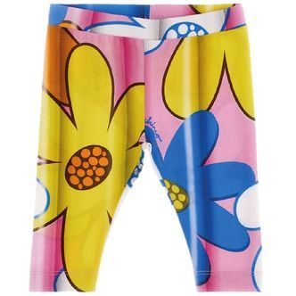 Moschino Leggings - Pink/Gul/Blå