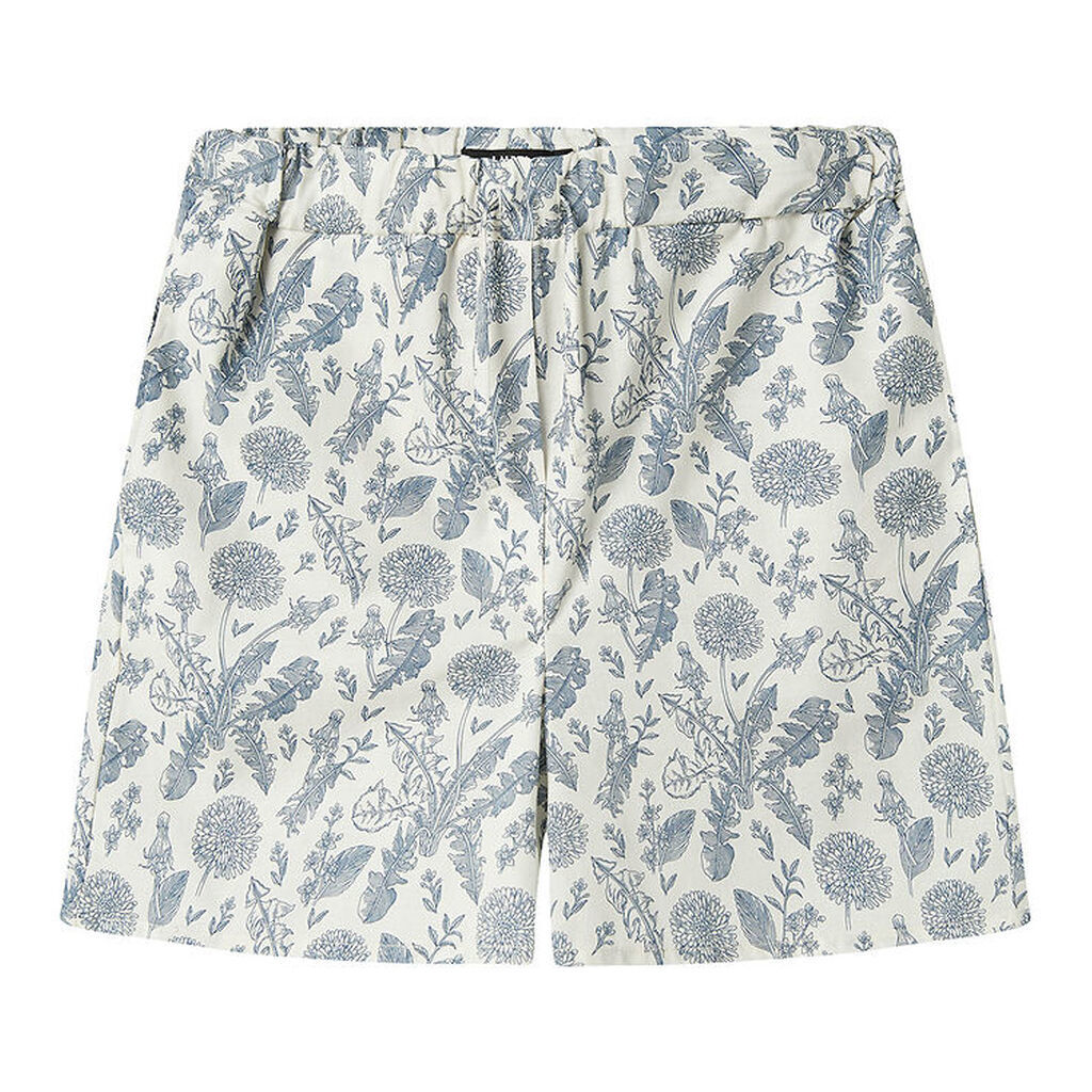 LMTD Shorts - NlnHeina - White Alyssum/Sargasso Sea
