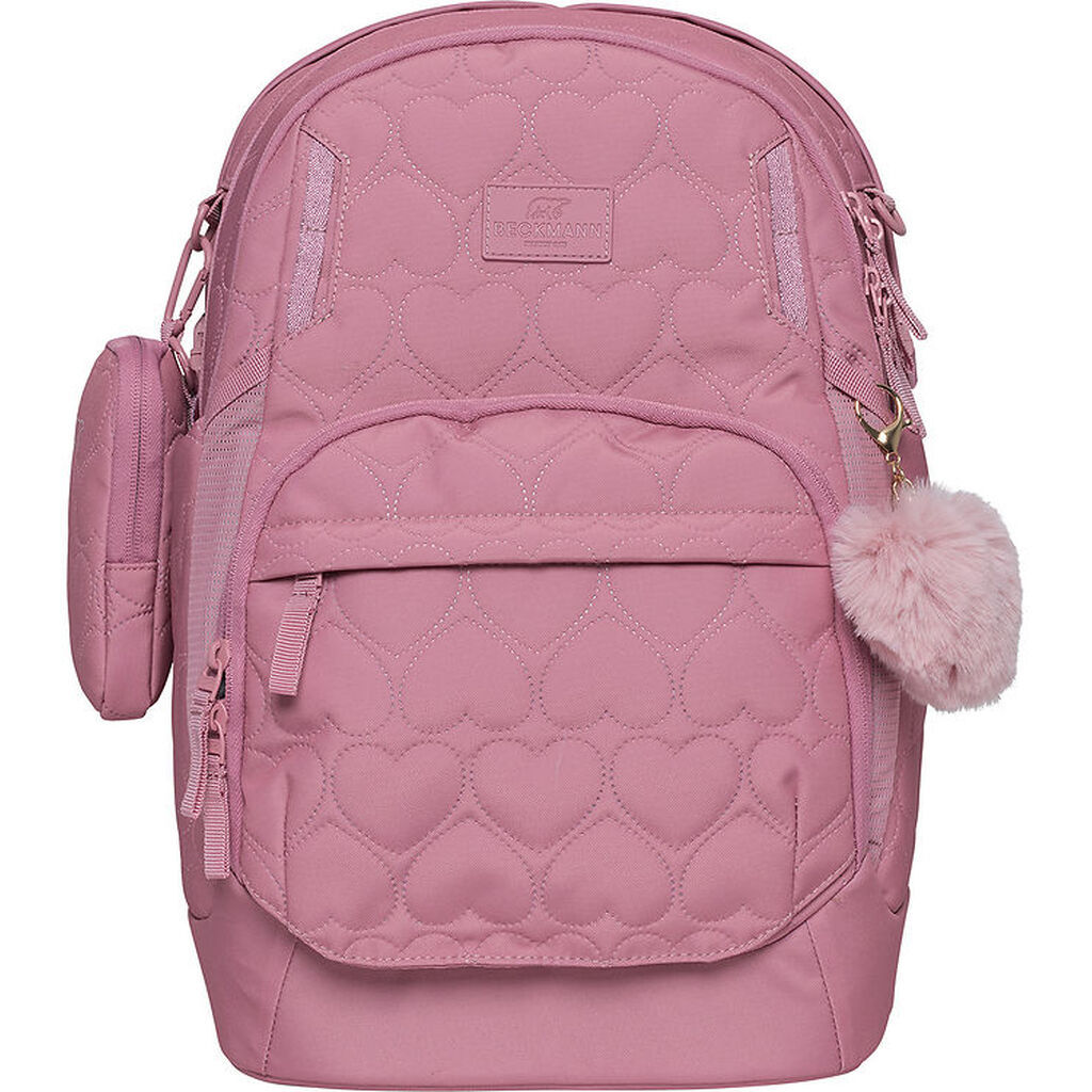 Beckmann Skoletaske - Sport Air - 30L - Padded Heart - Rose