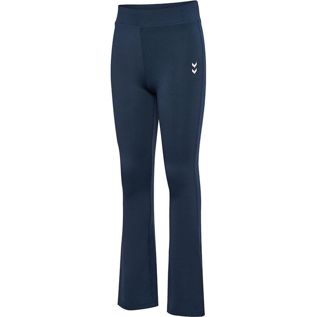 Hummel Leggings - High Waist Flared - Black Iris/Black Iris