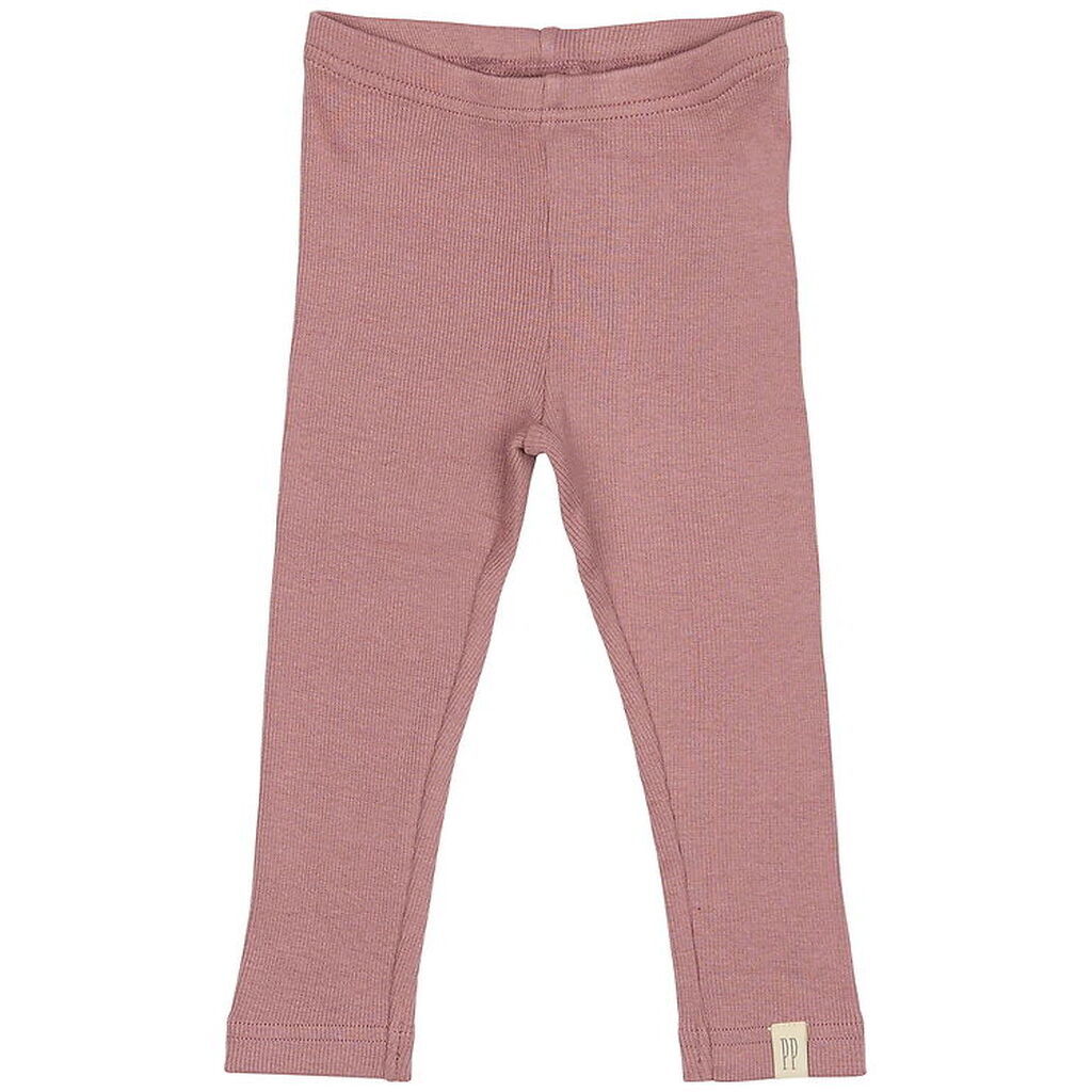 Petit Piao Leggings - Rib - Modal - Nostalgic Rose