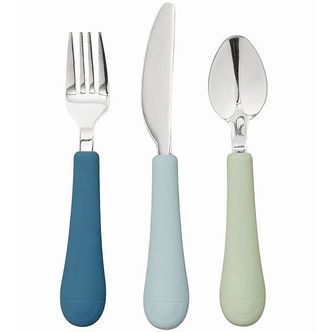 Cam Cam Bestiksæt - Silikone - Rainbow - Ocean Mix