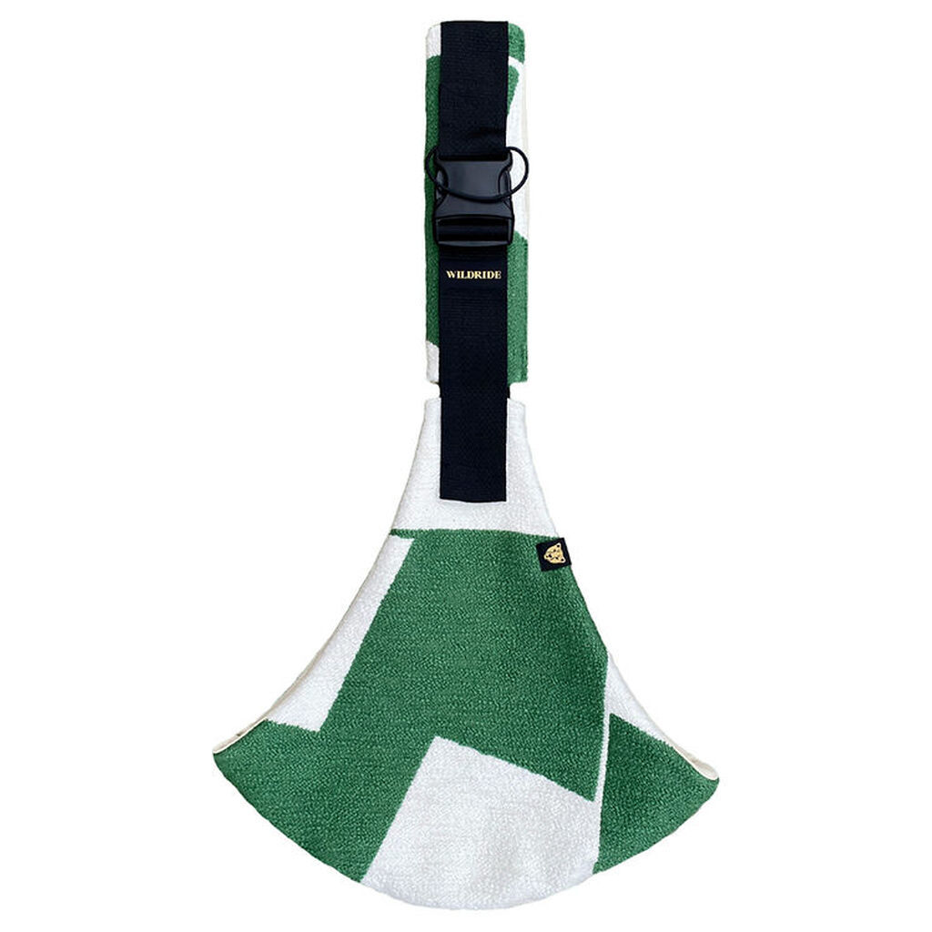 Wildride Bæresele - Green Graphic - Grøn/Hvid