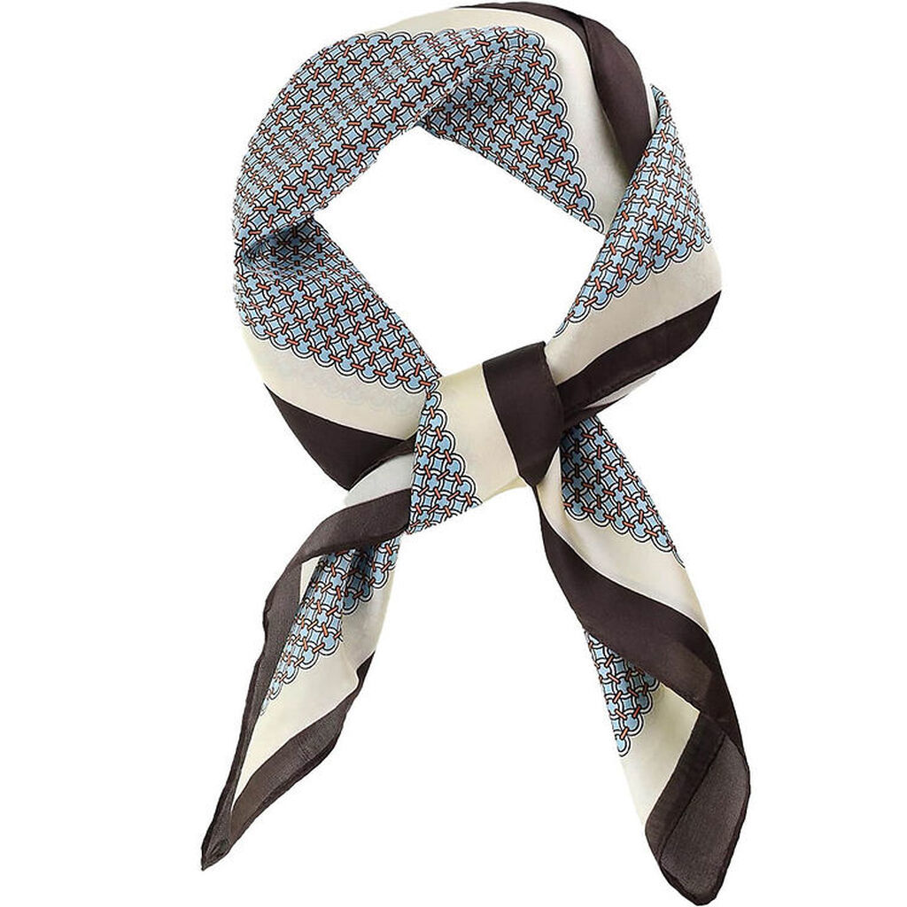 By Stær Tørklæde - Callie - Blå/Sort