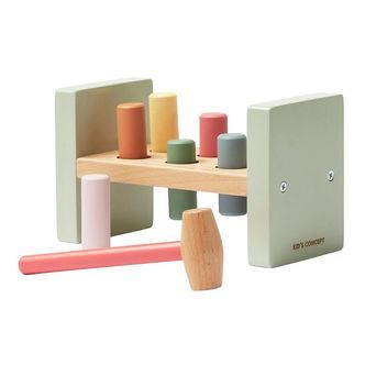 Kids Concept Hammerbænk - Edvin - Træ/Grøn