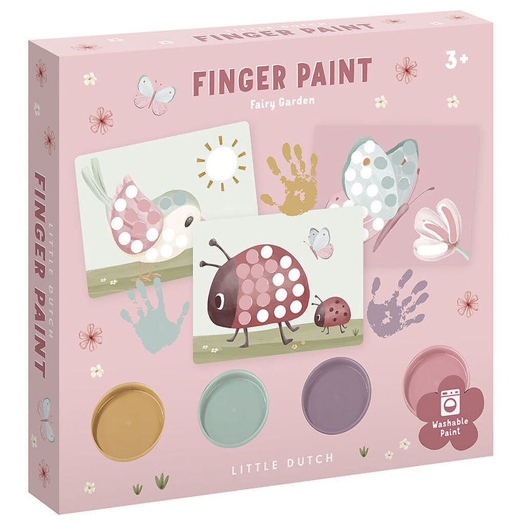 Little Dutch Fingermaling-sæt - Fairy Garden