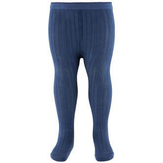 MP Strømpebukser - Rib - True Blue