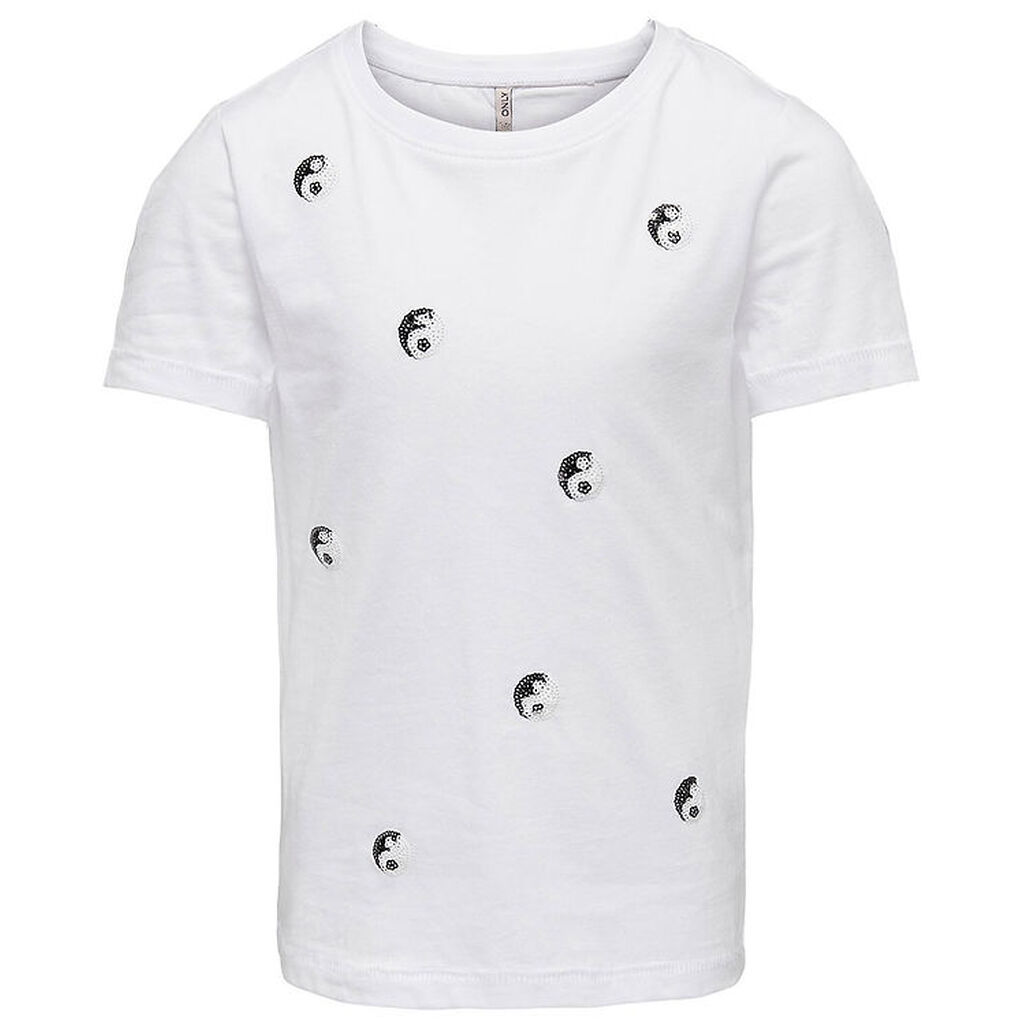 Kids Only T-shirt - KogKita Yin Yang - Bright White