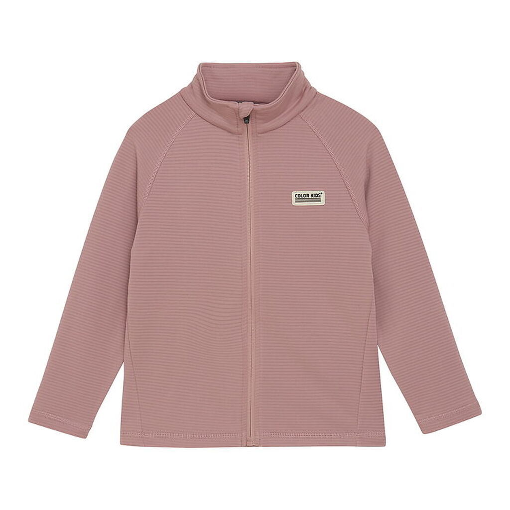 Color Kids Fleecejakke - Stretch - Woodrose