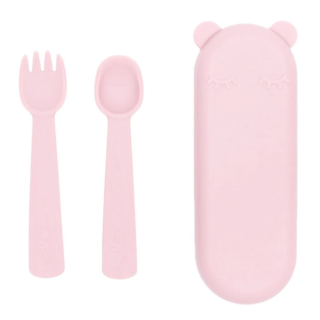 We Might Be Tiny Bestik - Feedie - Silikone - Powder Pink