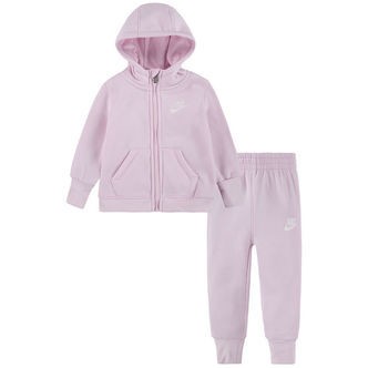 Nike Sweatsæt - Cardigan/Sweatpants - Pink Foam