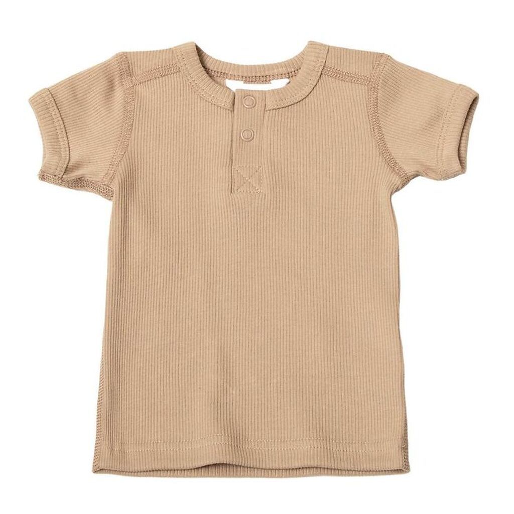 Joha T-shirt - Rib - Beige