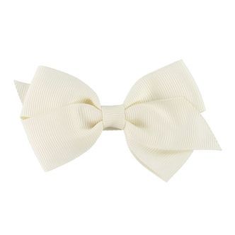 Little Wonders Hårsløjfe - Emily - 8 cm - Grosgrain - Creme