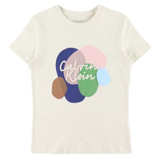 Calvin Klein T-shirt - Multi Colour Graphic - Turtledove