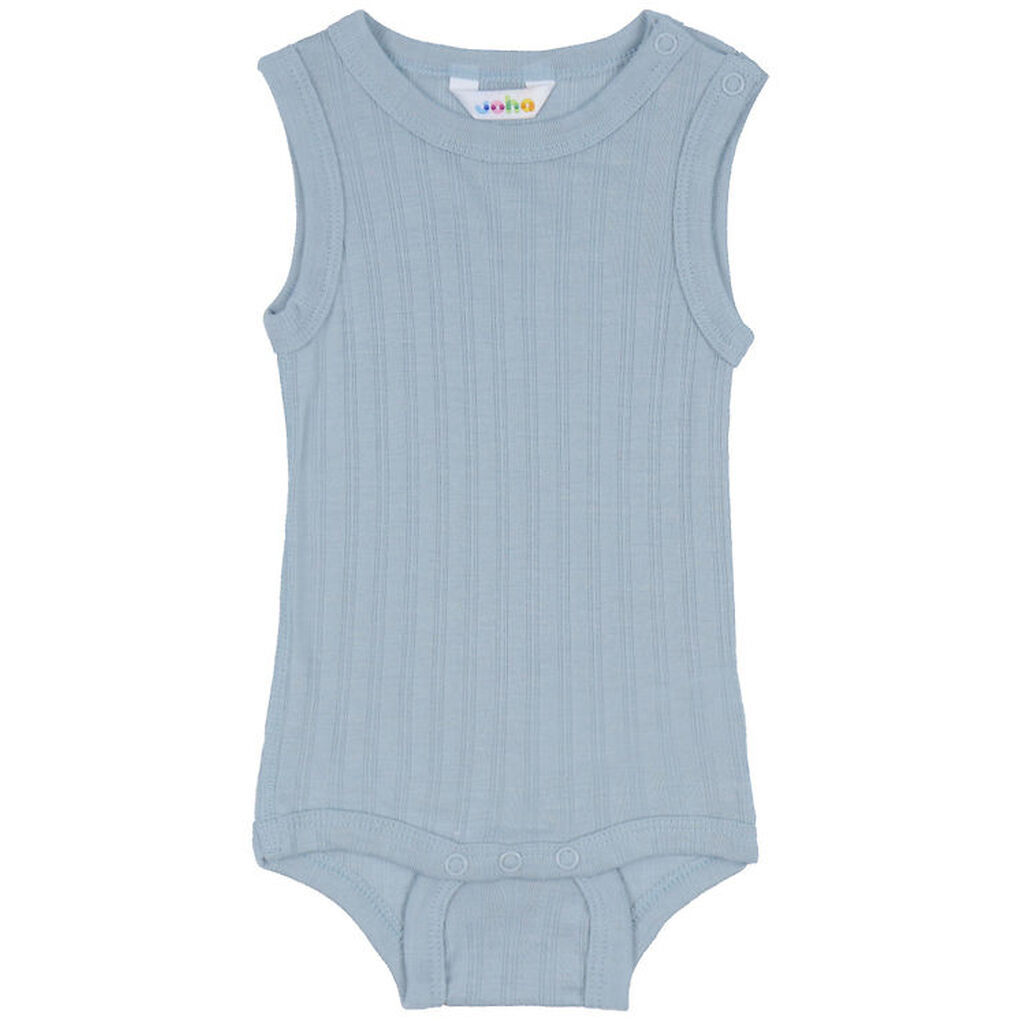 Joha Body u/æ - Uld/Silke - Støvet Blå