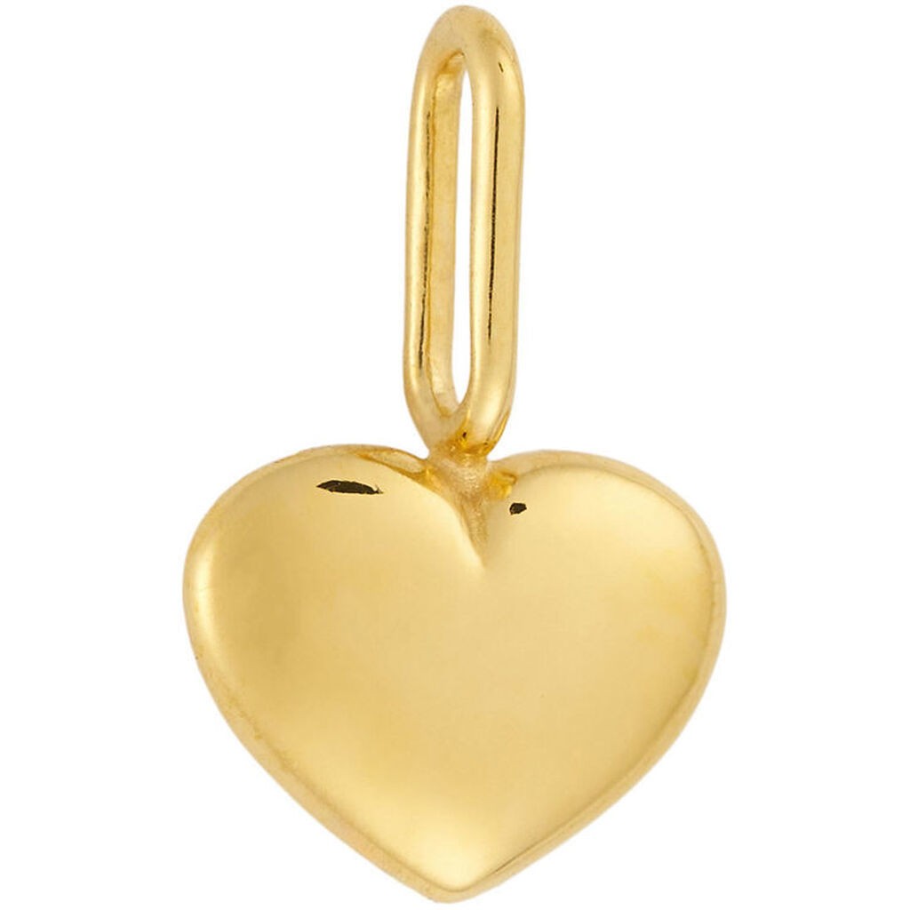 Design Letters Vedhæng - Darling - Hjerte - 18k Guldbelagt