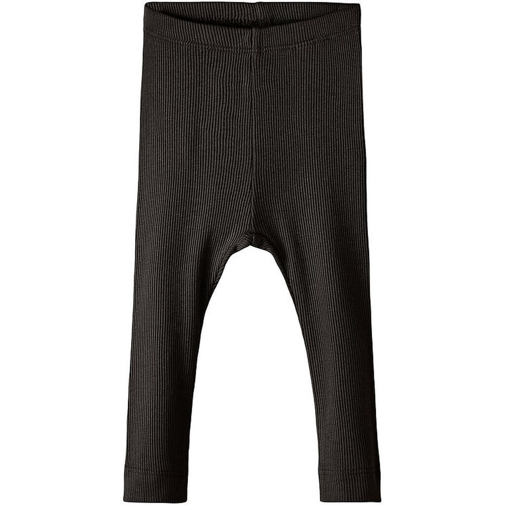 Name It Leggings - Rib - Noos - NbnKab - Sort