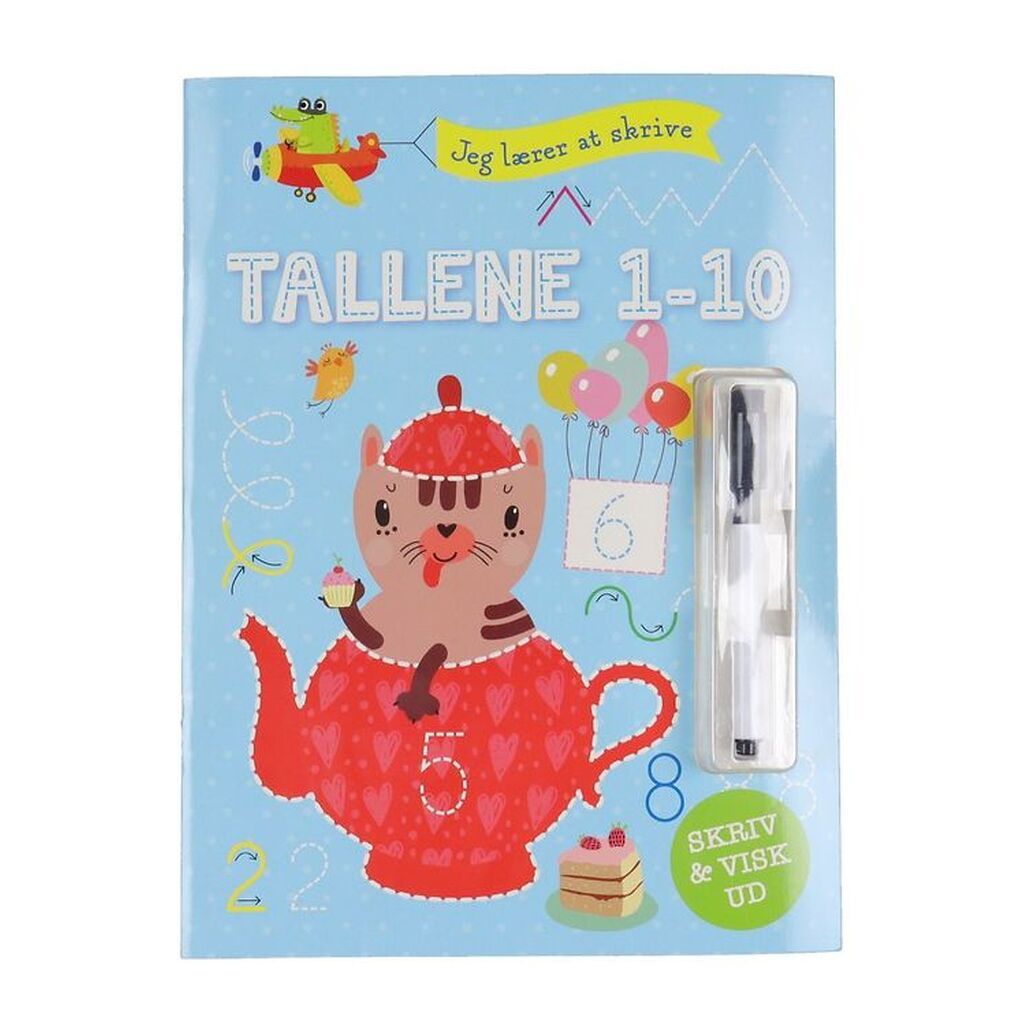 Forlaget Bolden Aktivitetsbog - Jeg Lærer At Skrive Tallene 1-10