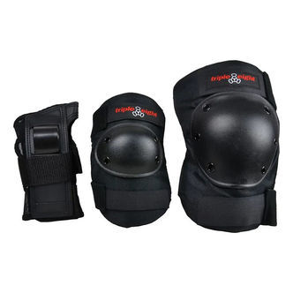 Triple Eight Beskyttelsessæt - 3-pak - Sort