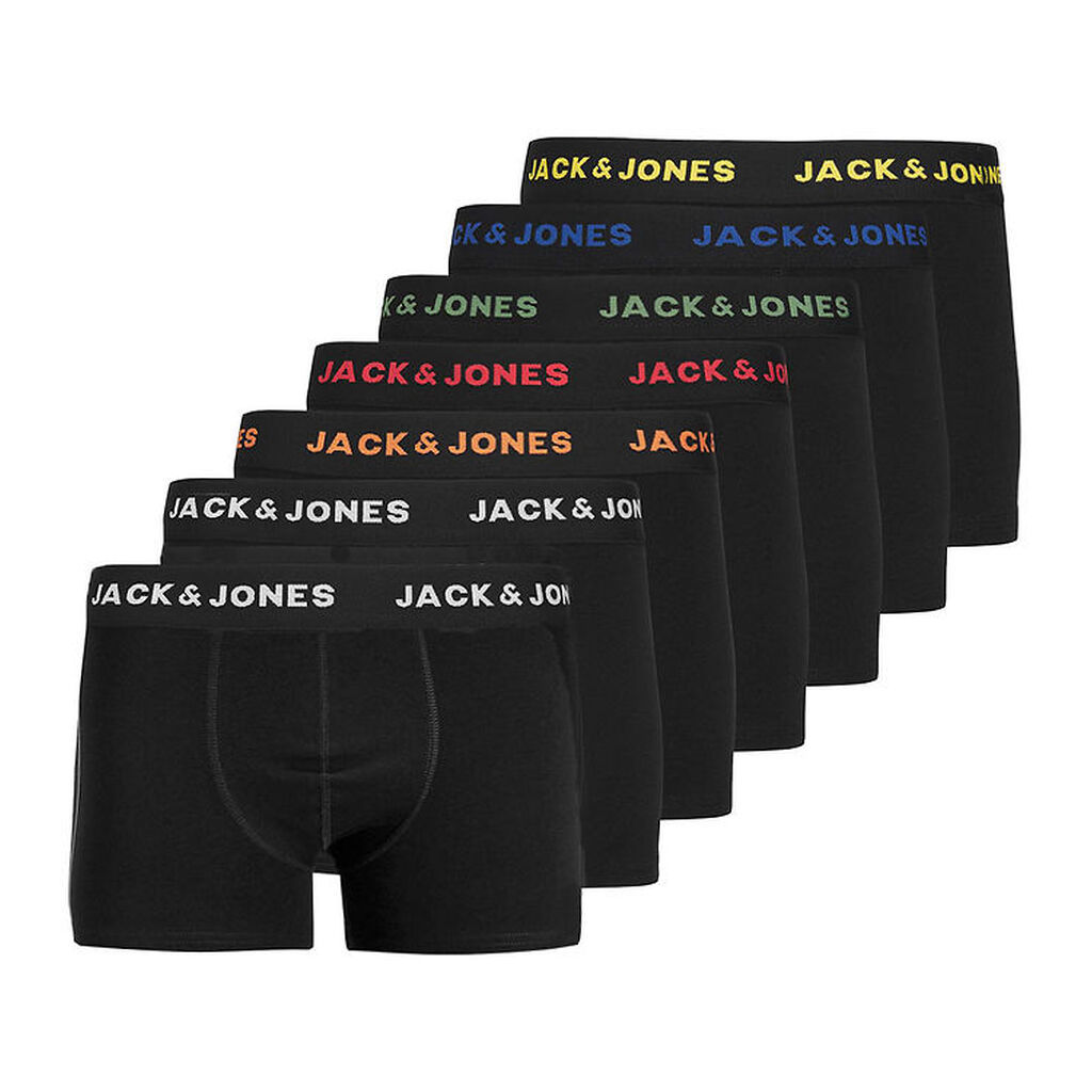 Jack & Jones Boxershorts - 7-pak - Jacbasic - Sort