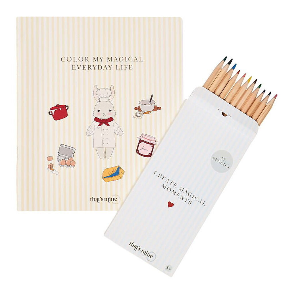 Thats Mine Malebog m. Farver - 12 stk. - Ben - Bunny