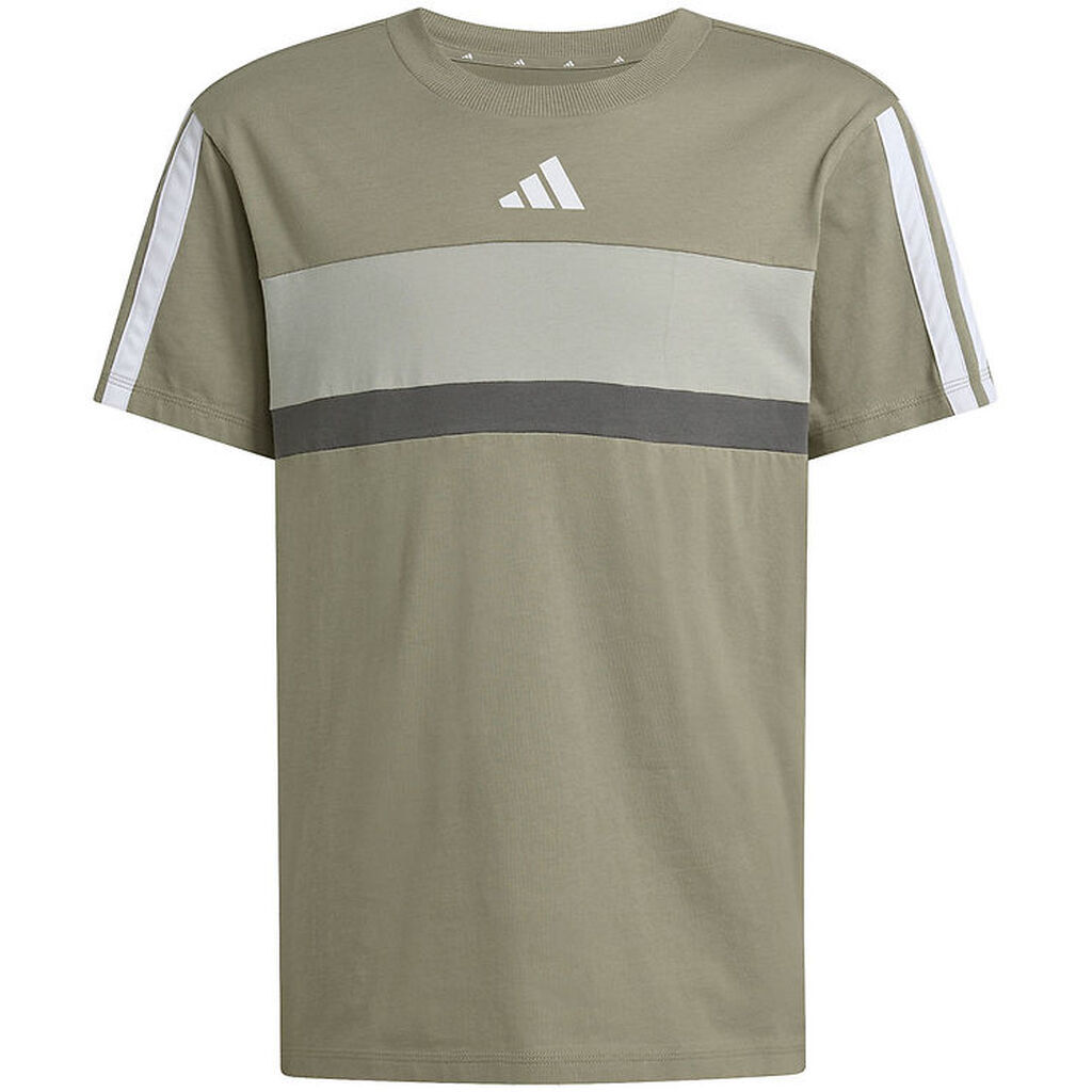 adidas Performance T-Shirt - J 3S TIB T - SILPEB/METGRY/GRESIX