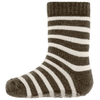 MP Strømper m. Antiskrid - Uld - Elis - Brunmeleret