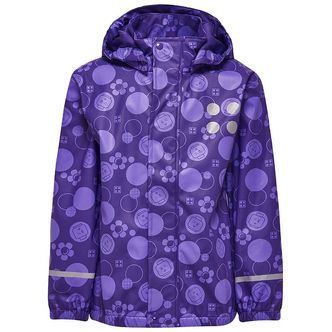 LEGOÂ® Wear Regnjakke - Lilla m. Print