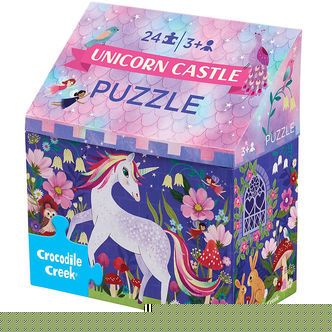 Crocodile Creek Puslespil - 24 Brikker - Unicorn Castle