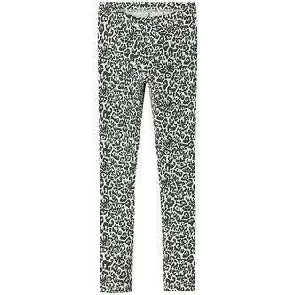 Name it Leggings - NkfVivian - Light Grey Melange/Leo