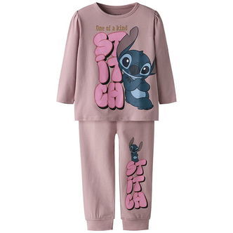 Name It Nattøj - 2-Delt - NmfOlina Stitch - Keepsake Lilac