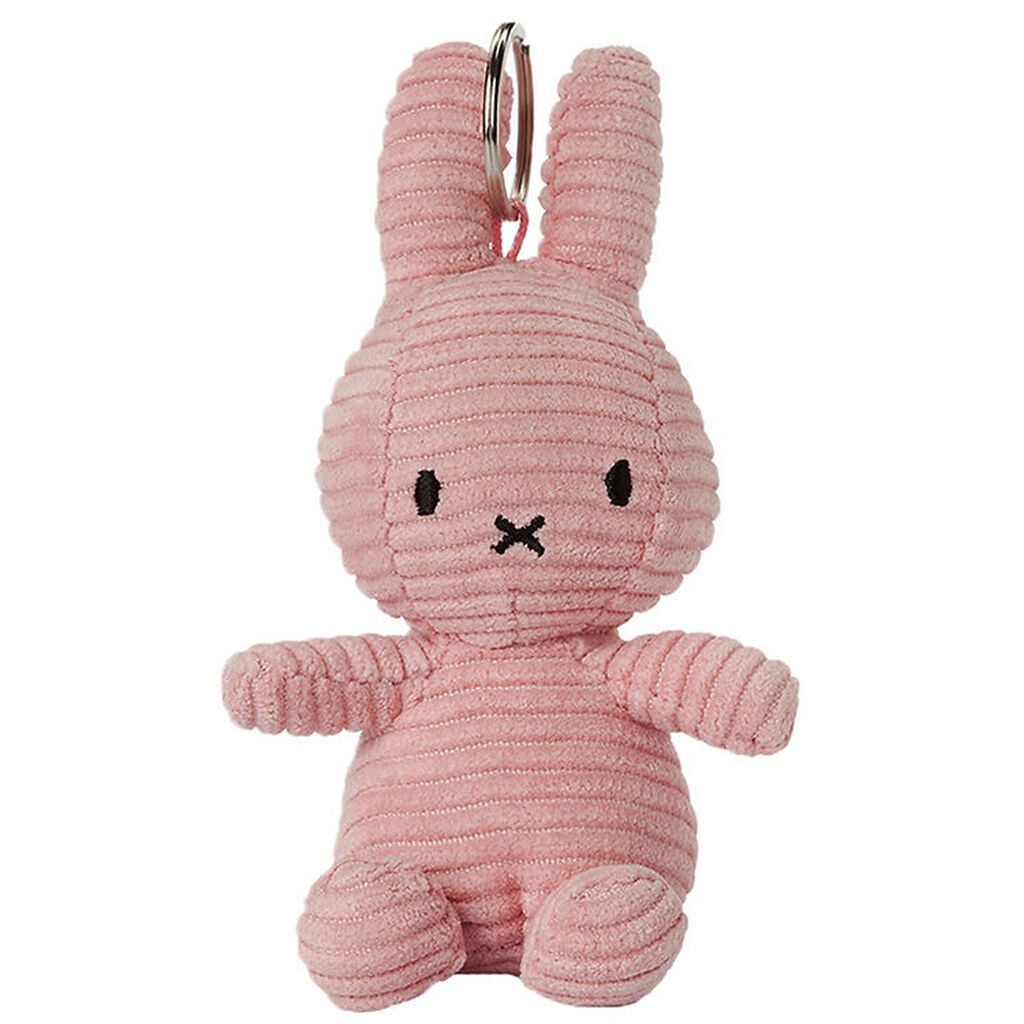 Bon Ton Toys Nøglering - 12 cm - Miffy ECO Corduroy - Pink