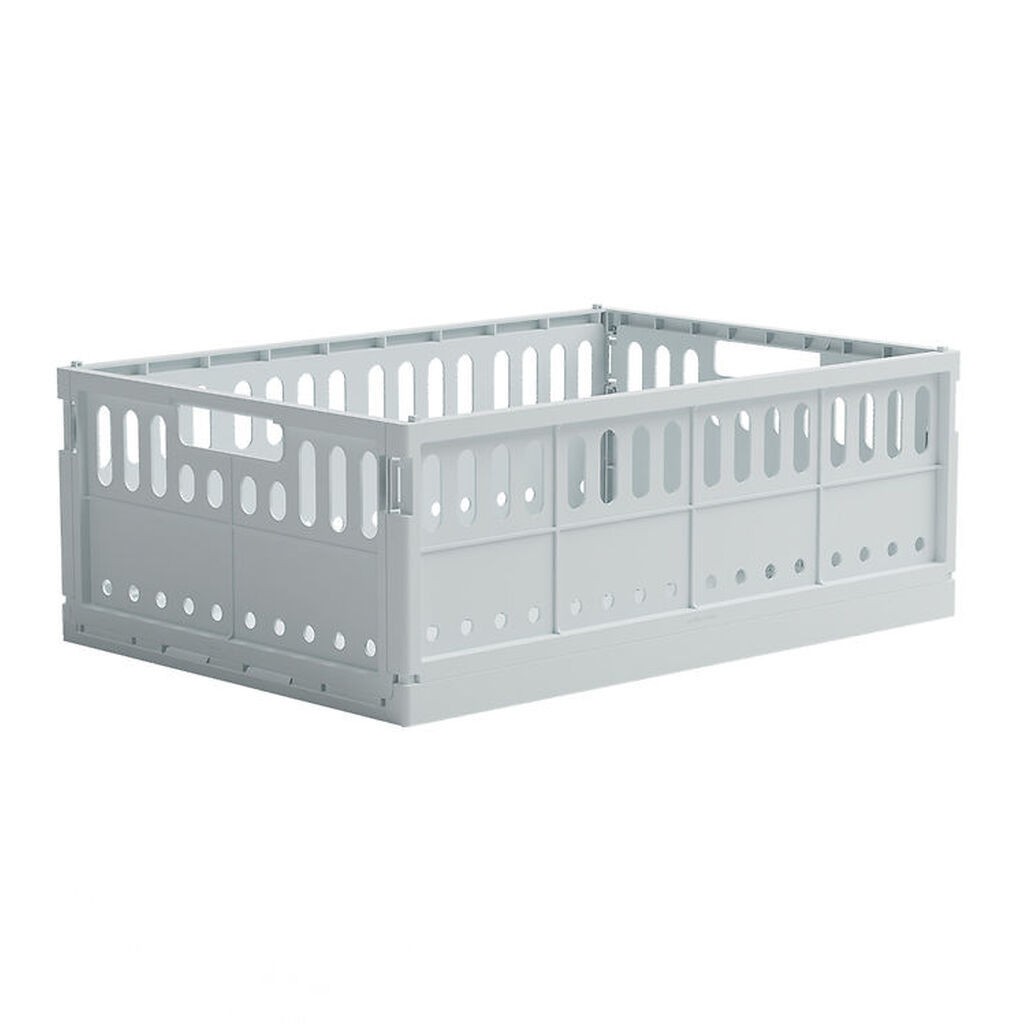 Made Crate Foldekasse - Maxi - 48x33x17,5 cm - Ice Cube Blue