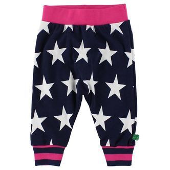 Freds World Bomuldsbukser - Navy/Magenta m. Stjerner