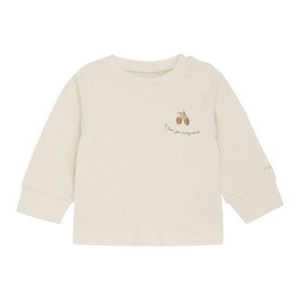 Fixoni Bluse - Rib - Eggnog