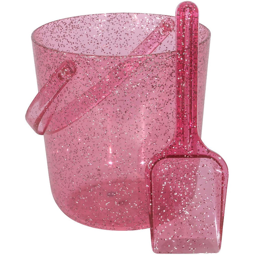 Konges Sløjd Strandsæt - Spand Og Skovl - Sparkling Pink