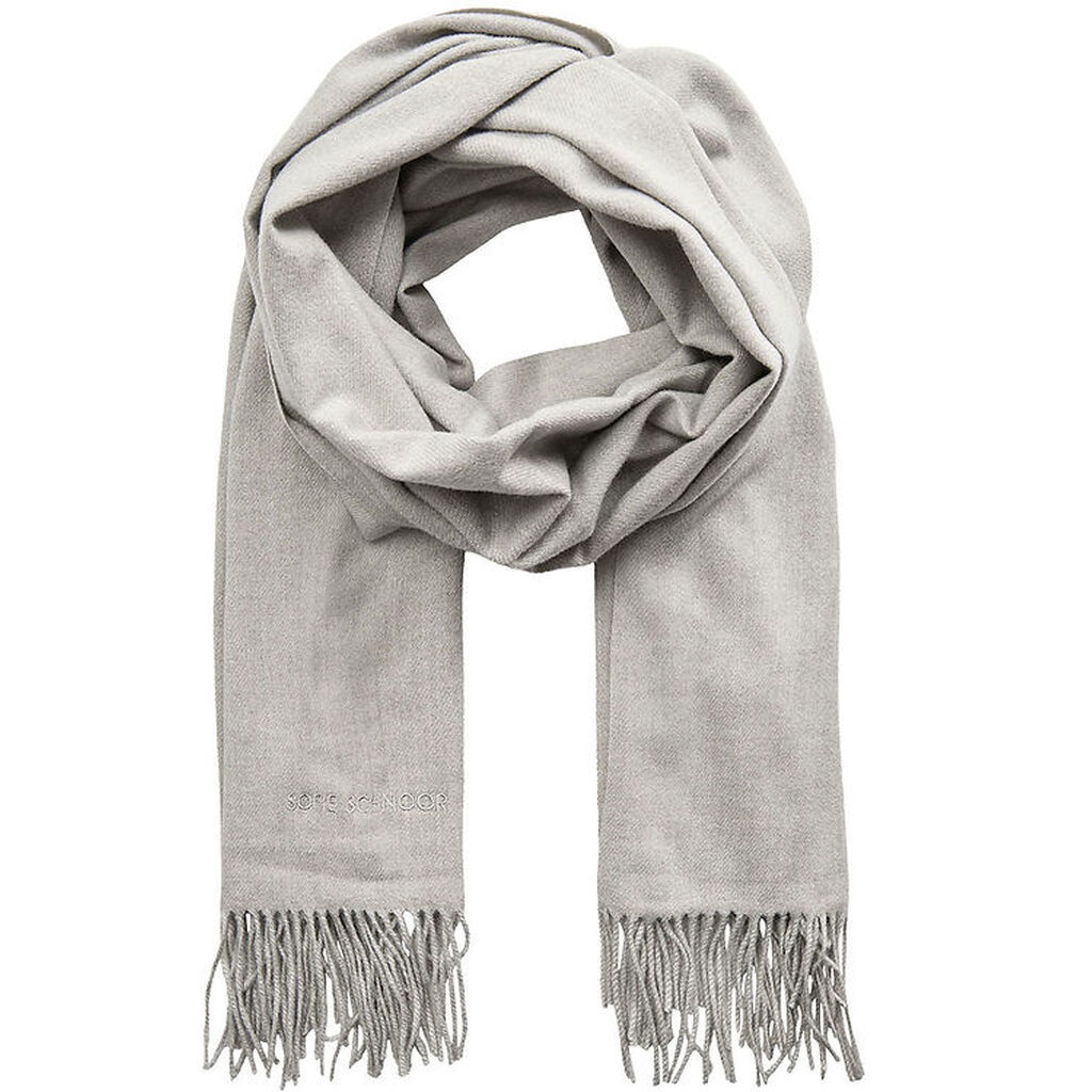 Sofie Schnoor Tørklæde - Strik - Grey Melange