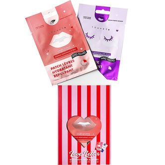 Inuwet Gavesæt - Øjenmaske/Læbemaske - Love Letter