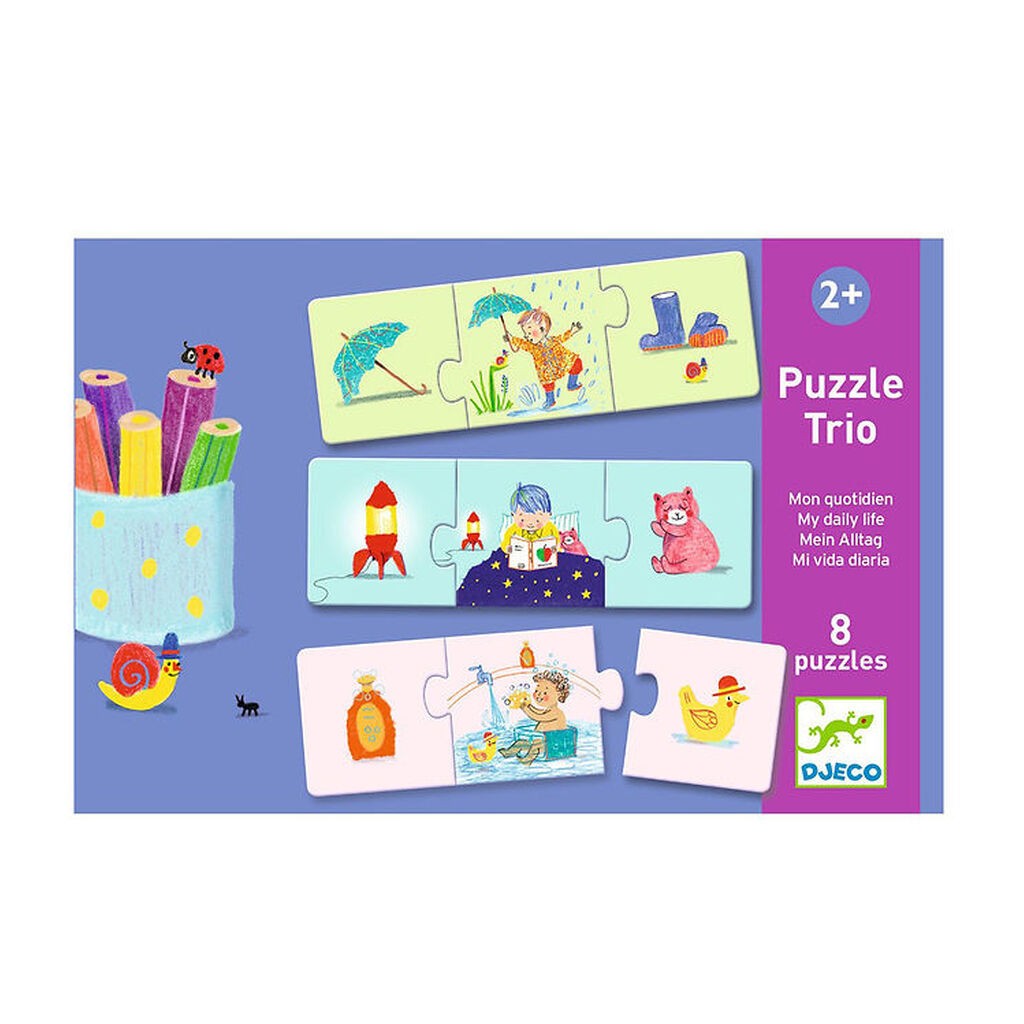 Djeco Puslespil - 8x3 - My Daily Life