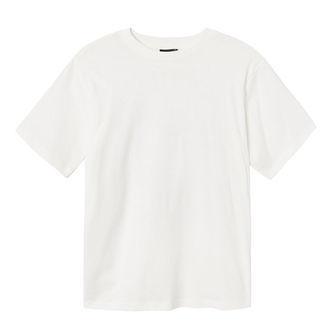 LMDT T-shirt - NlnLiving - White Alyssum/Raven Backprint