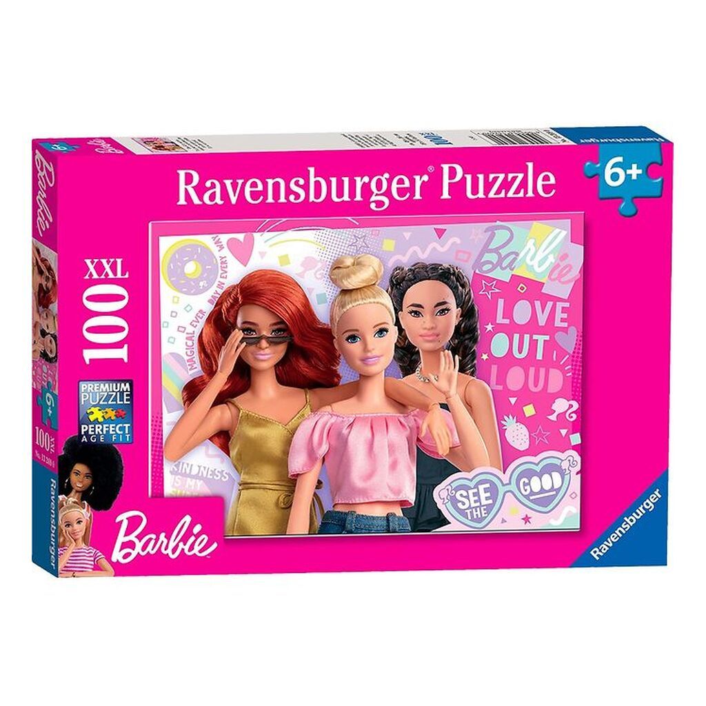 Ravensburger Puslespil - 100 Brikker - Barbie